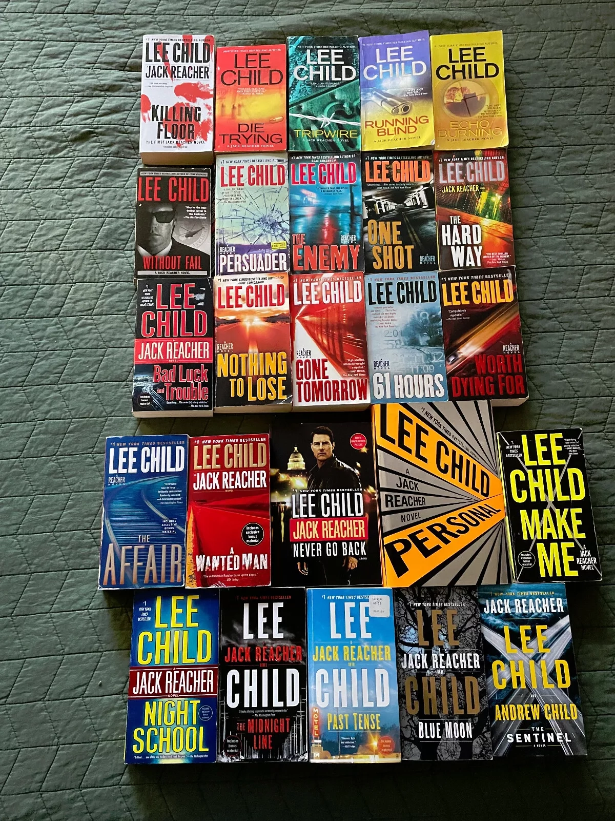 Lee Child's Jack Reacher (books 1-6)